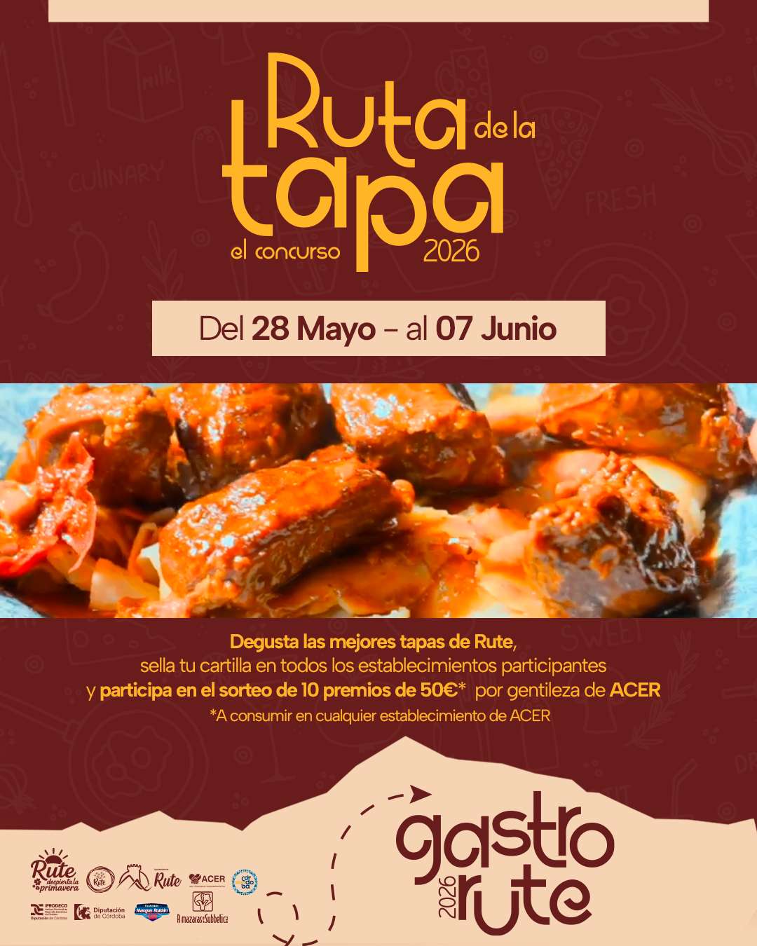 RUTA DE LA TAPA GASTRO RUTE 2026 - Rute