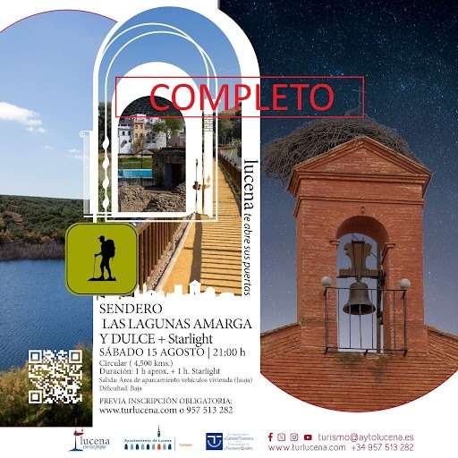 DISFRUTA DE LAS PERSEIDAS CON EL SENDERO DE LAS LAGUNAS AMARGA Y DULCE + Starlight - Lucena