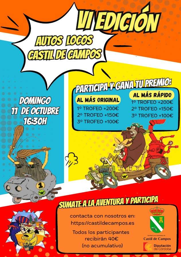 VI Autos Locos de Castil de Campos 2026 - Priego de Córdoba