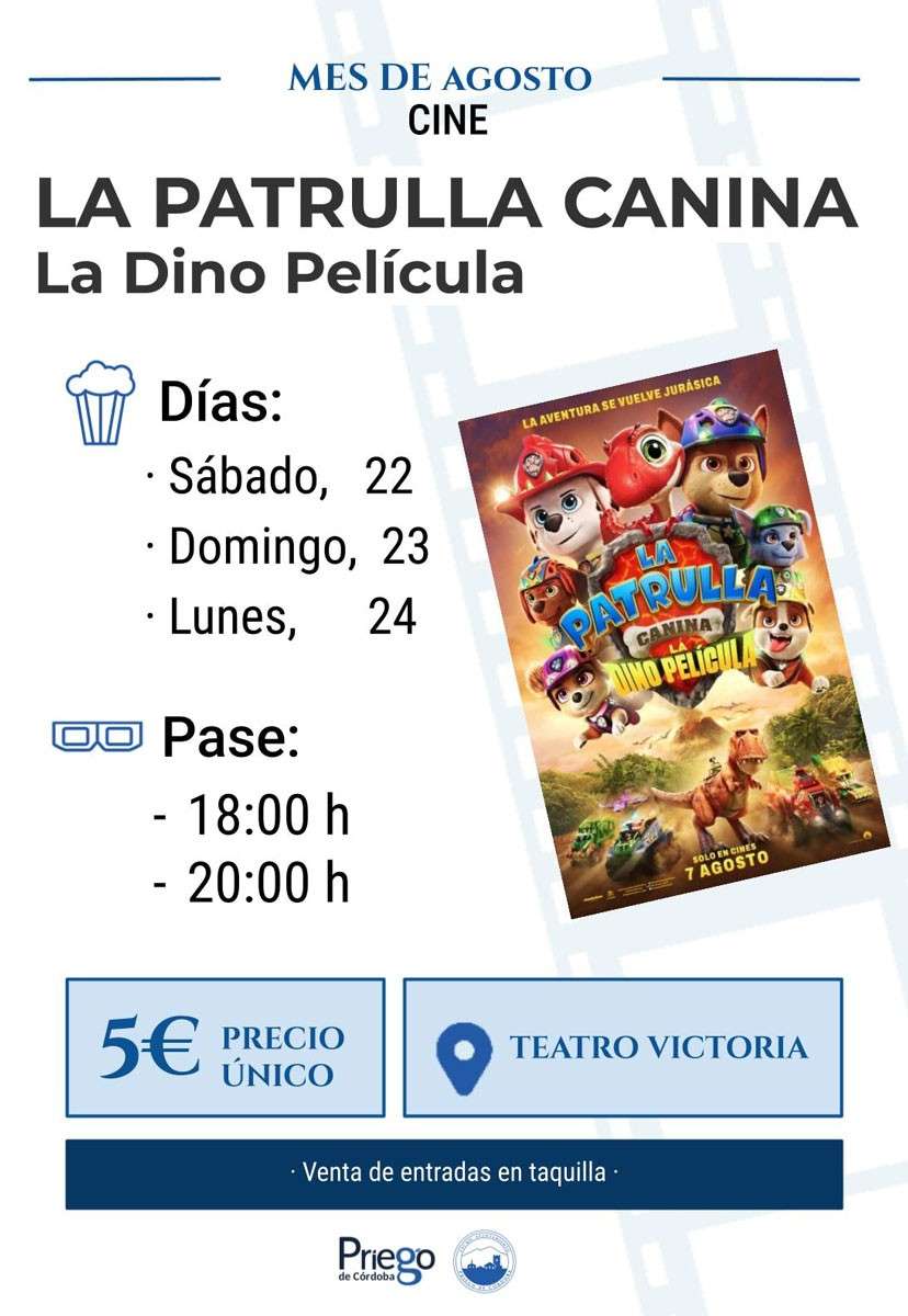 Cine: La Patrulla Canina - Priego de Córdoba