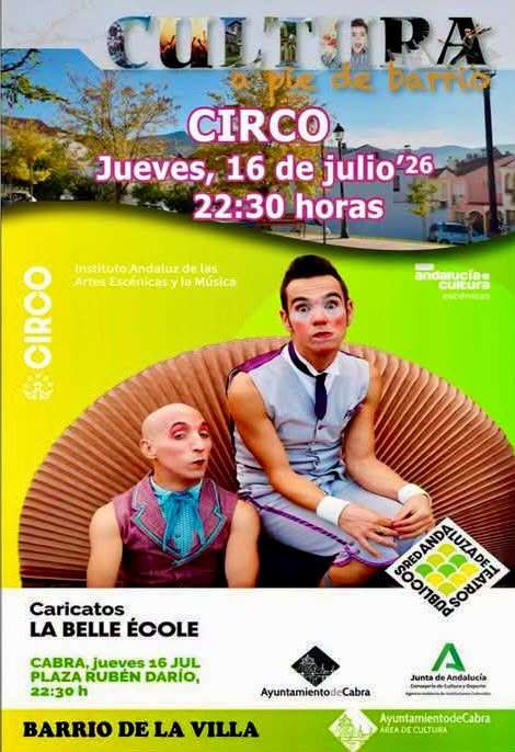 Cultura a pie de barrio: circo Caricatos LA BELLE ÉCOLE. - Cabra