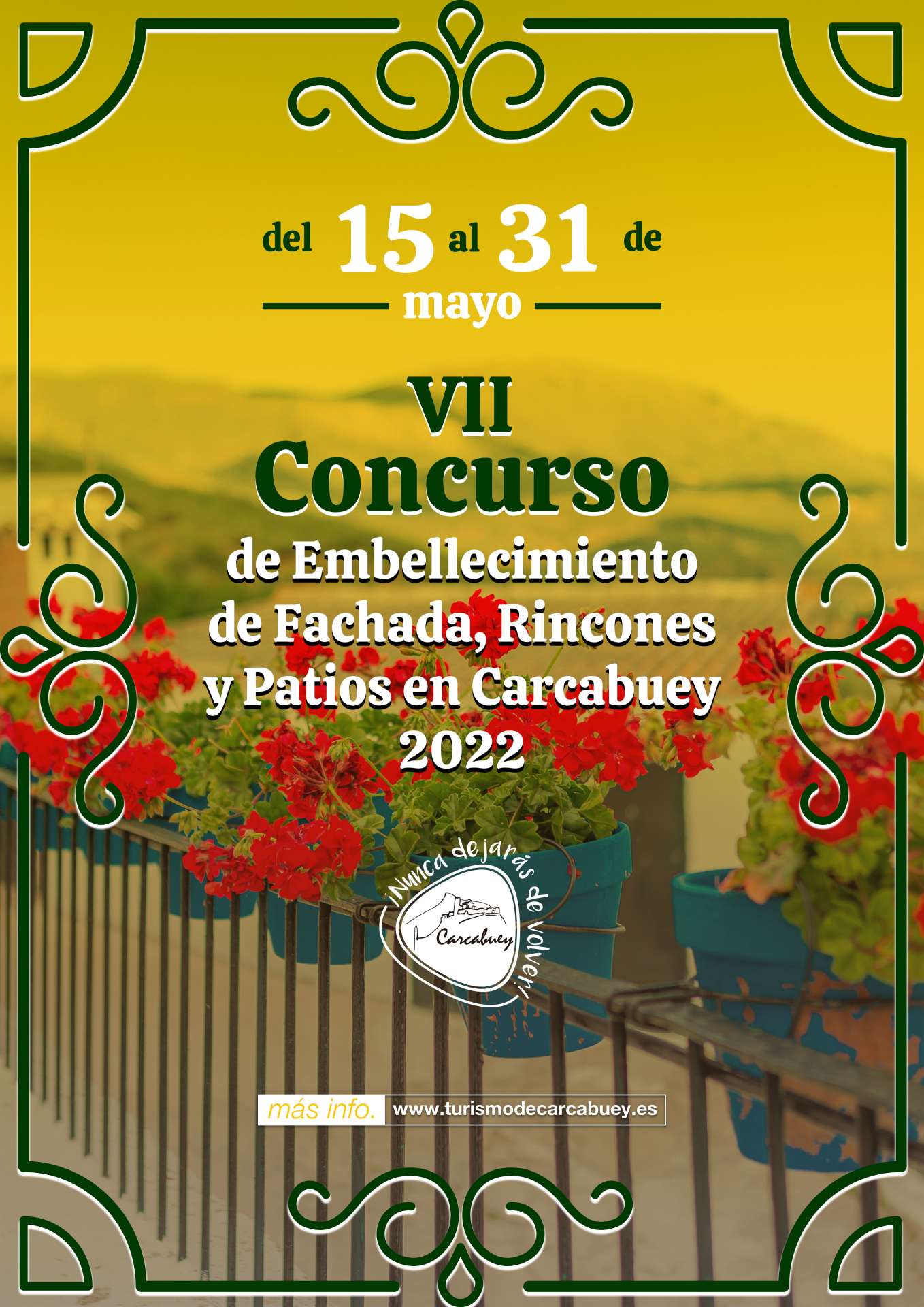 VII Concurso de Embellecimiento de Fachada, Rincones y Patios en Carcabuey 2022