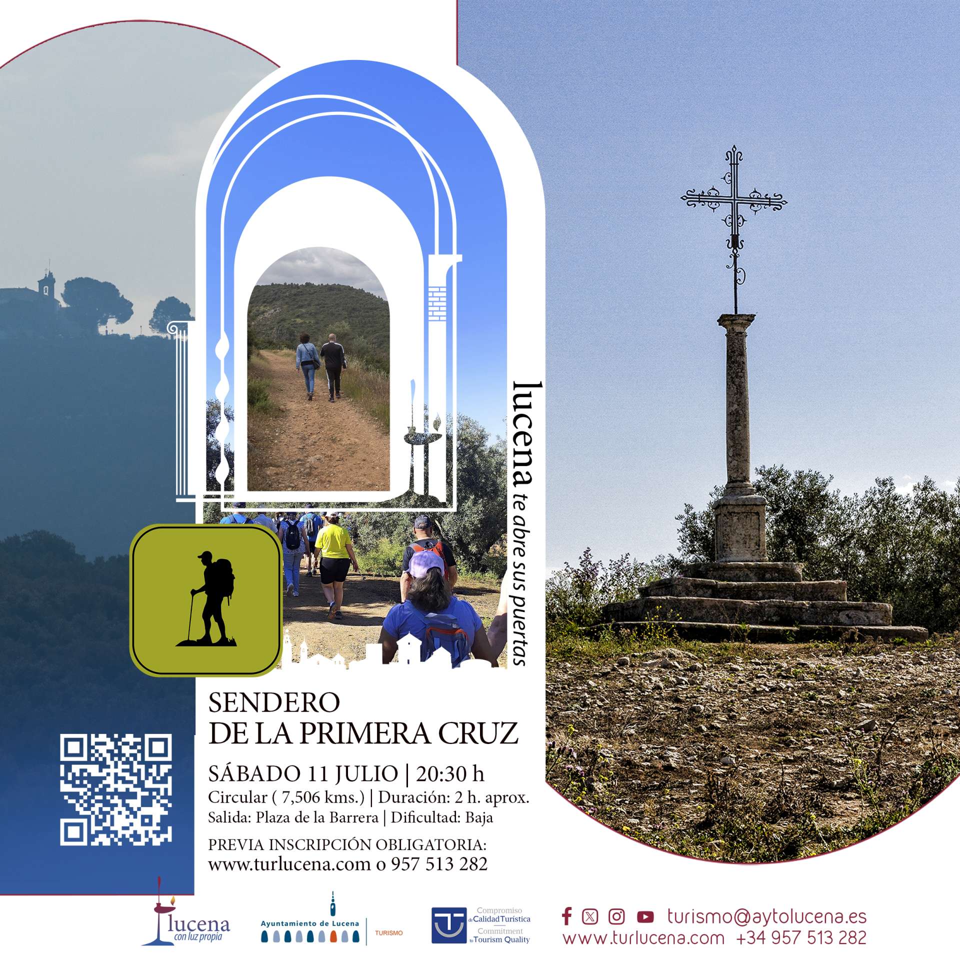Senderos de Puertas Abiertas: SENDERO DE LA PRIMERA CRUZ - Lucena