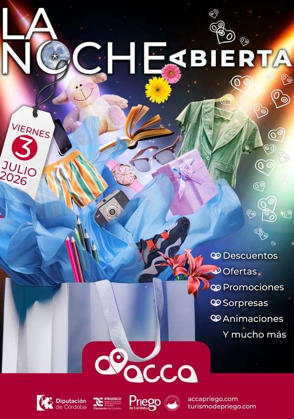Noche Abierta en Priego de Córdoba 2026 - Priego de Córdoba
