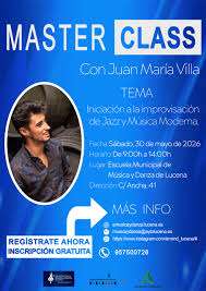 Masterclass Escuela de Música y Danza- Juan María Villa - Lucena