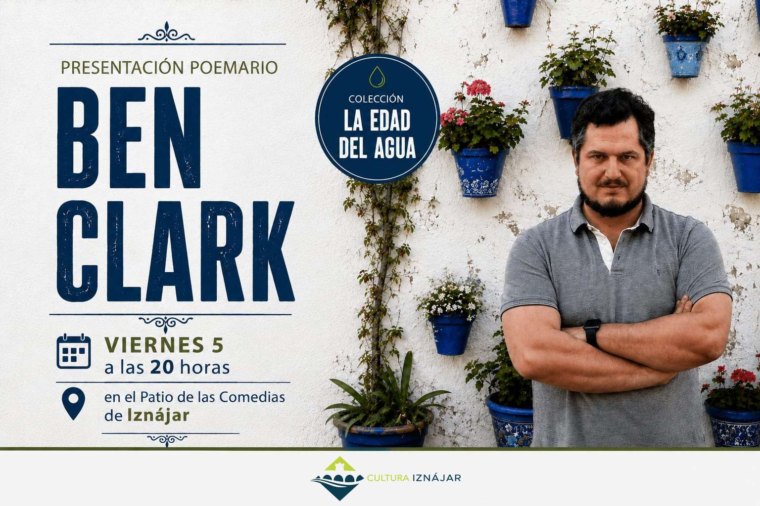 Presentación poemario de Ben Clark - Iznájar