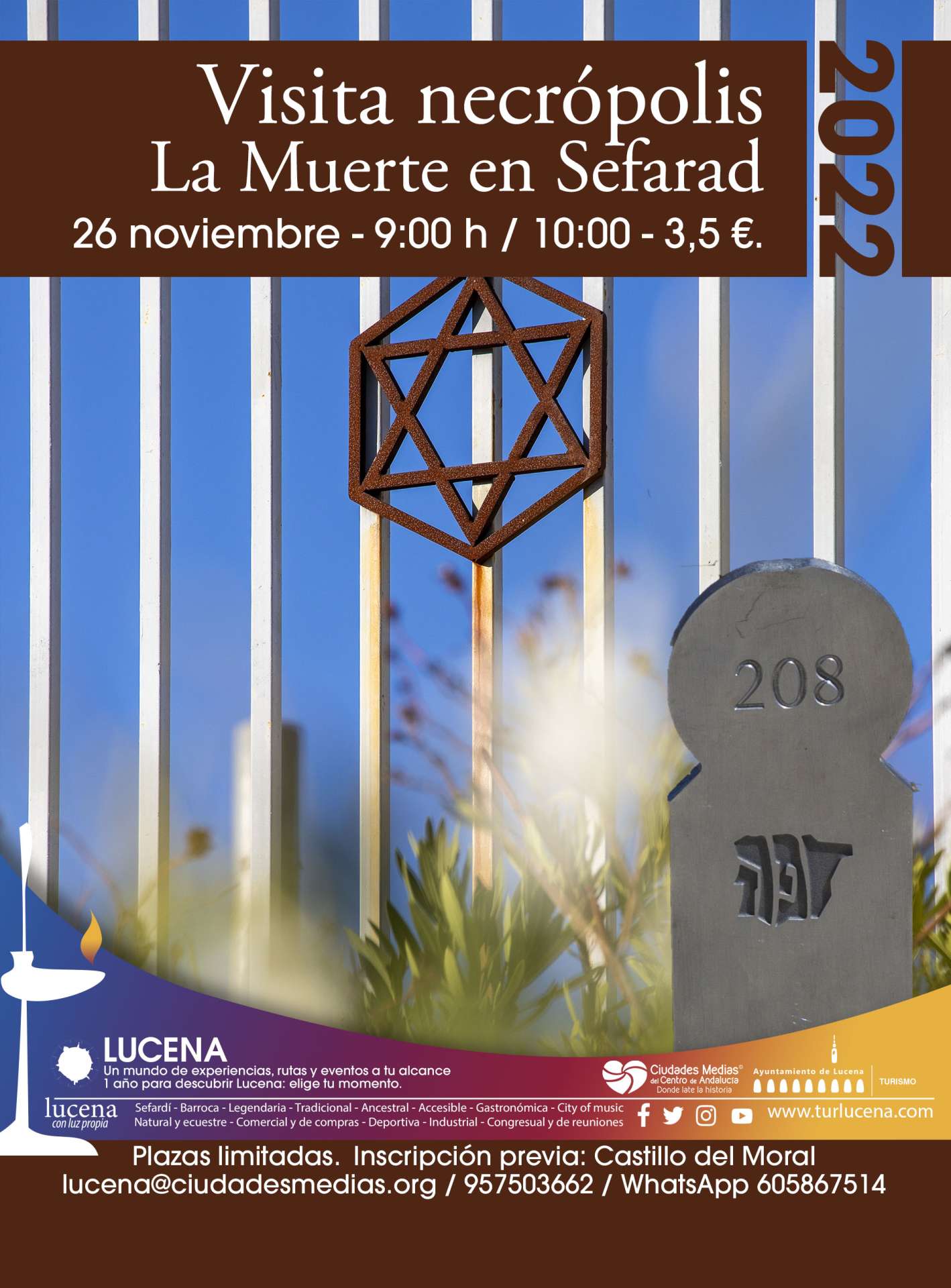 Visita a la Necrópolis judía de Lucena / La Muerte ne Sefarad