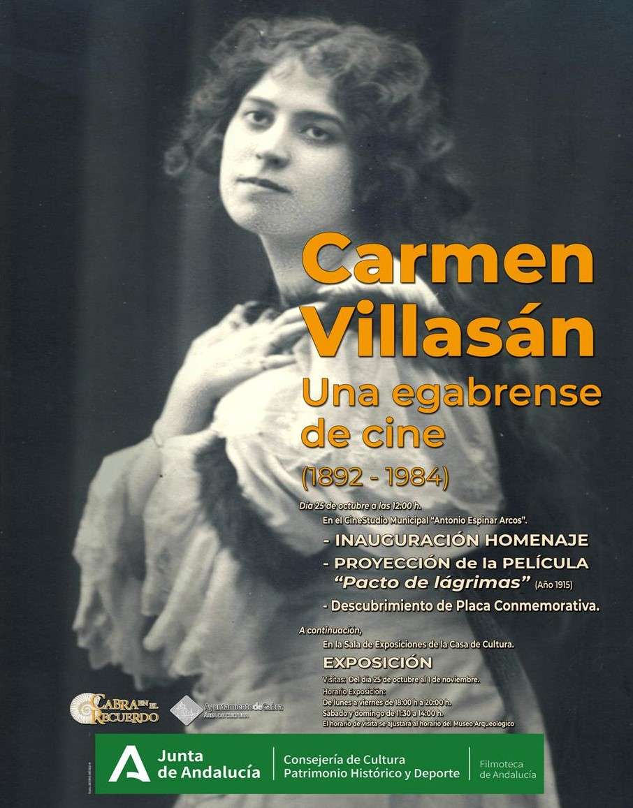 Homenaje a Carmen Villasán, una egabrense de cine (1892-1984) - Cabra
