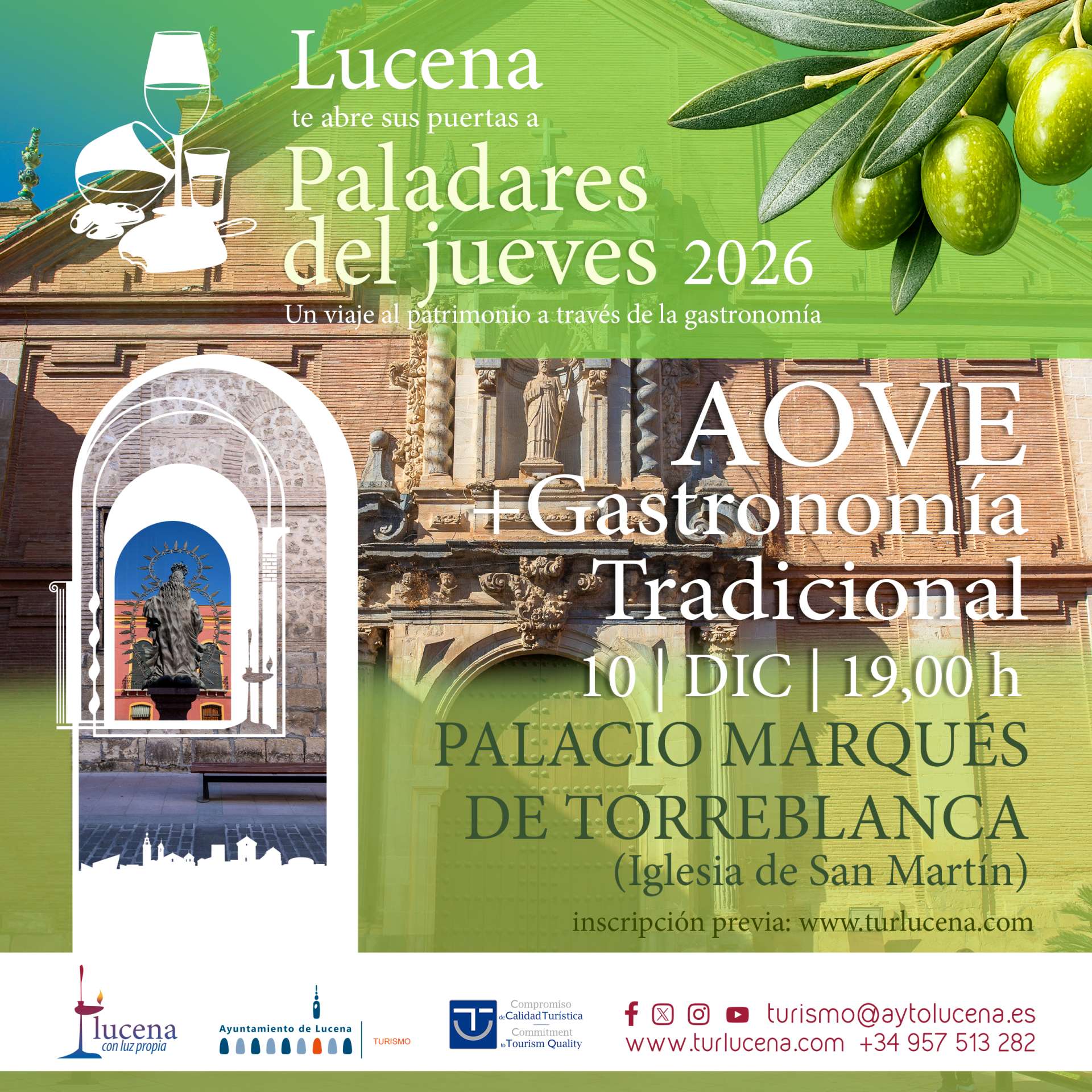 PALADARES DEL JUEVES - PRESENTACIÓN DE ACEITES FRESCOS - DOP ACEITES DE LUCENA- COSECHA TEMPRANA - Lucena