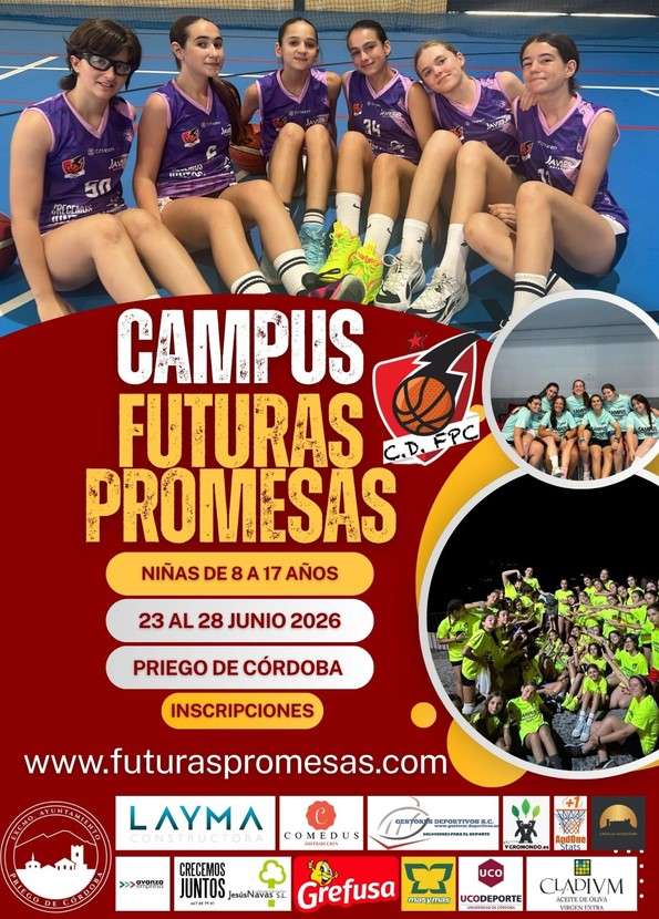 Campus de basket femenino. Futuras promesas - Priego de Córdoba
