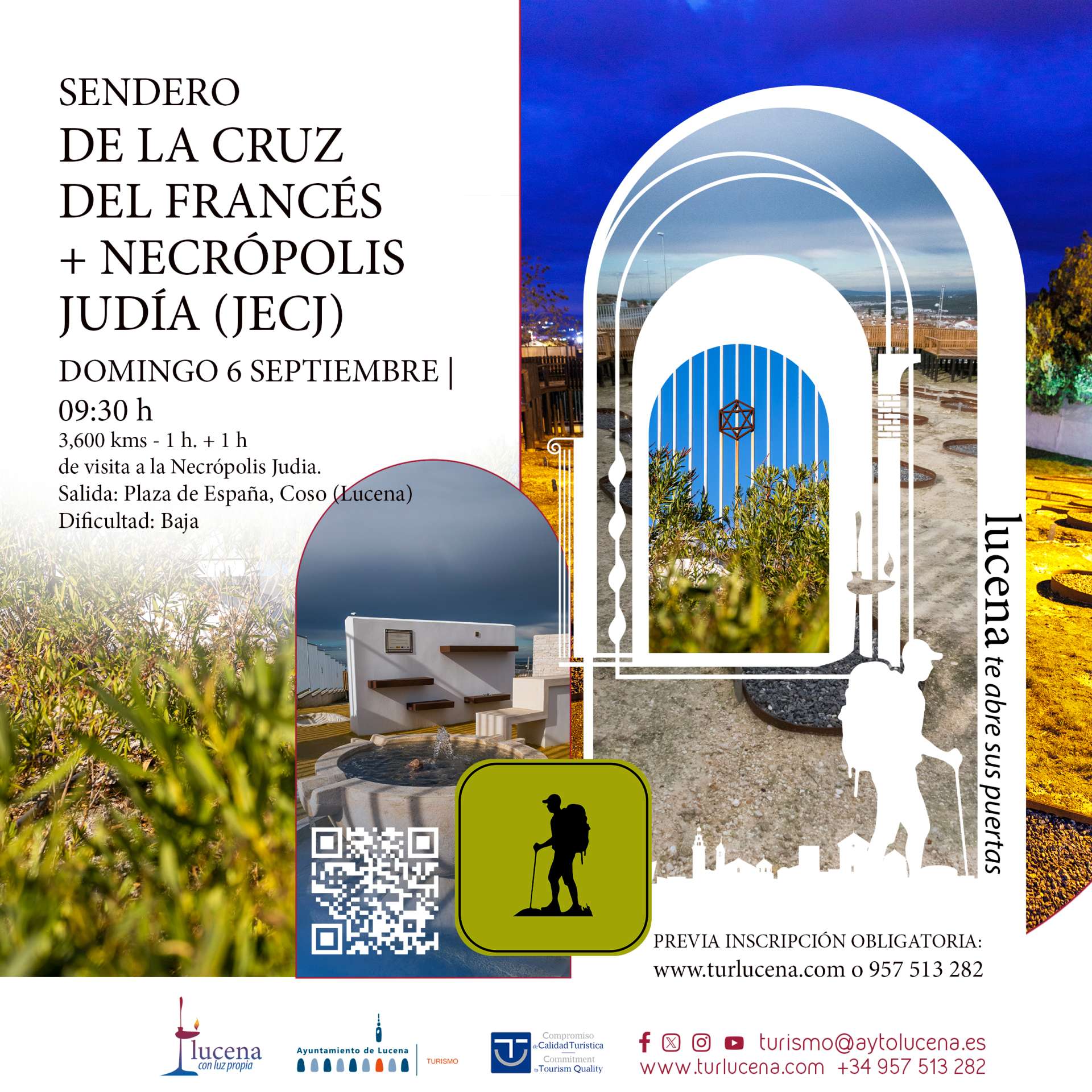 SEPTIEMBRE SEFARD: Senderos de Puertas Abiertas: SENDERO DE LA CRUZ DEL FRANCÉS + Necrópolis Judía - Lucena