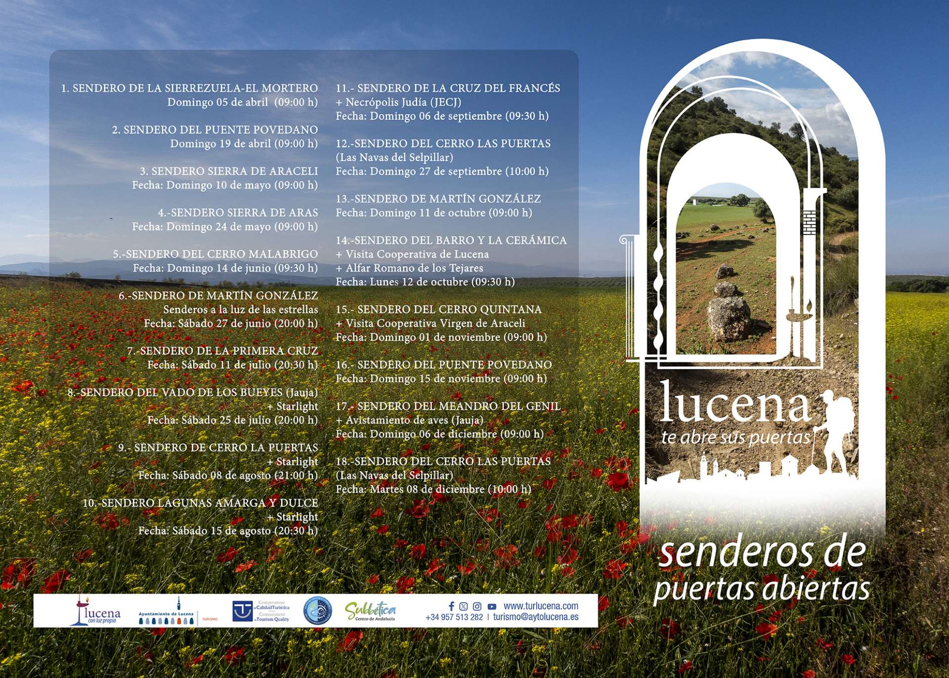 Senderos de Puertas Abiertas: Sendero Sierra de Aras - Lucena