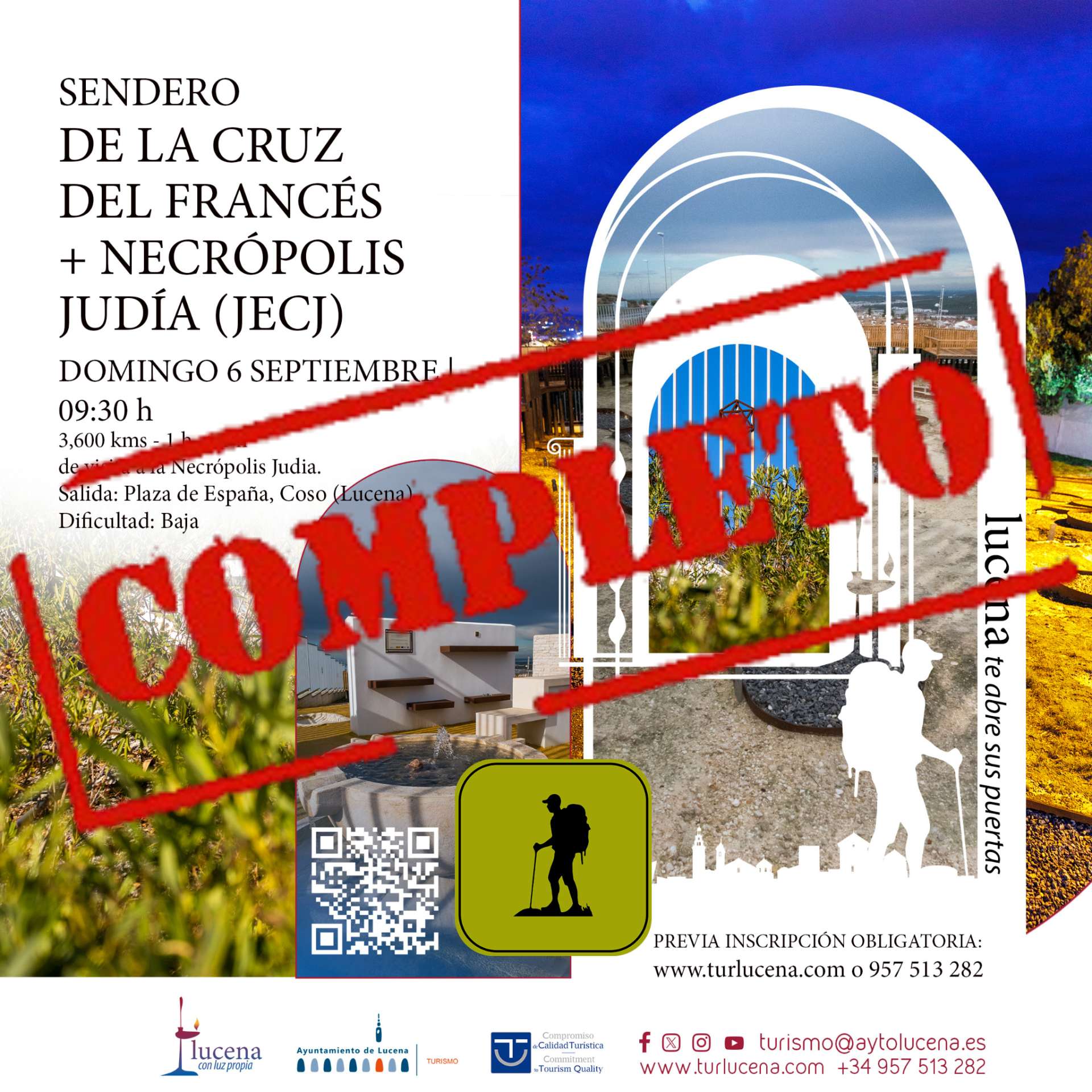 SENDERO DE LA CRUZ DEL FRANCÉS + Necrópolis Judía - SEPTIEMBRE SEFARDÍ - Lucena