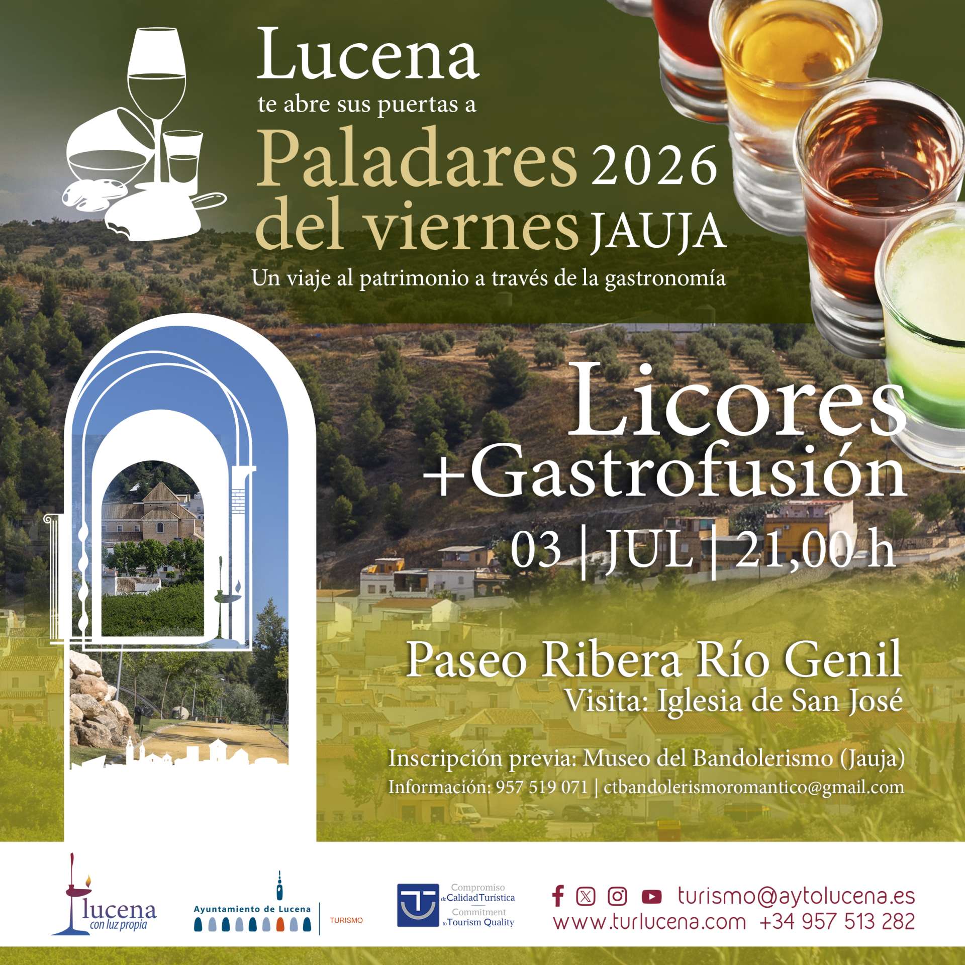 PALADARES DEL JUEVES - JAUJA - LICORES Y GASTROFUSION - Lucena