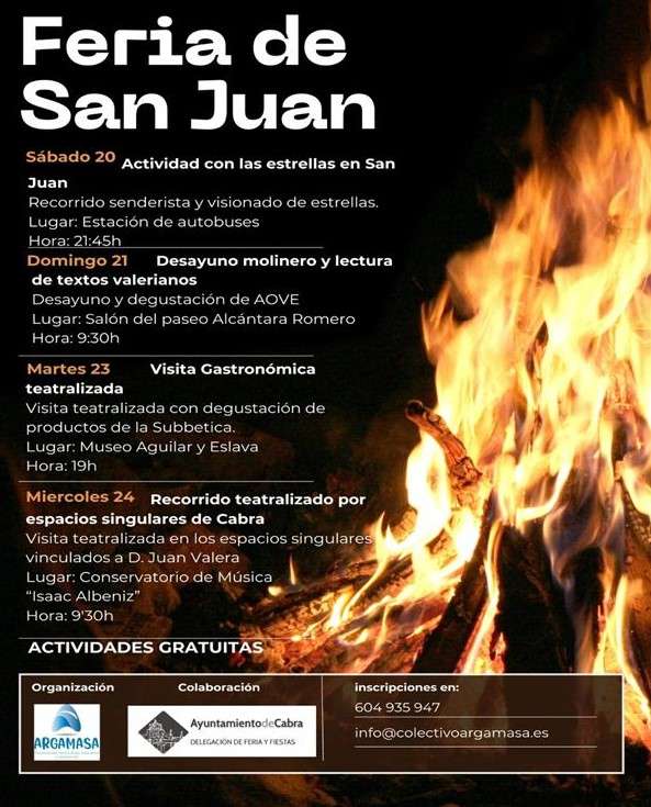 Actividades San Juan - Cabra