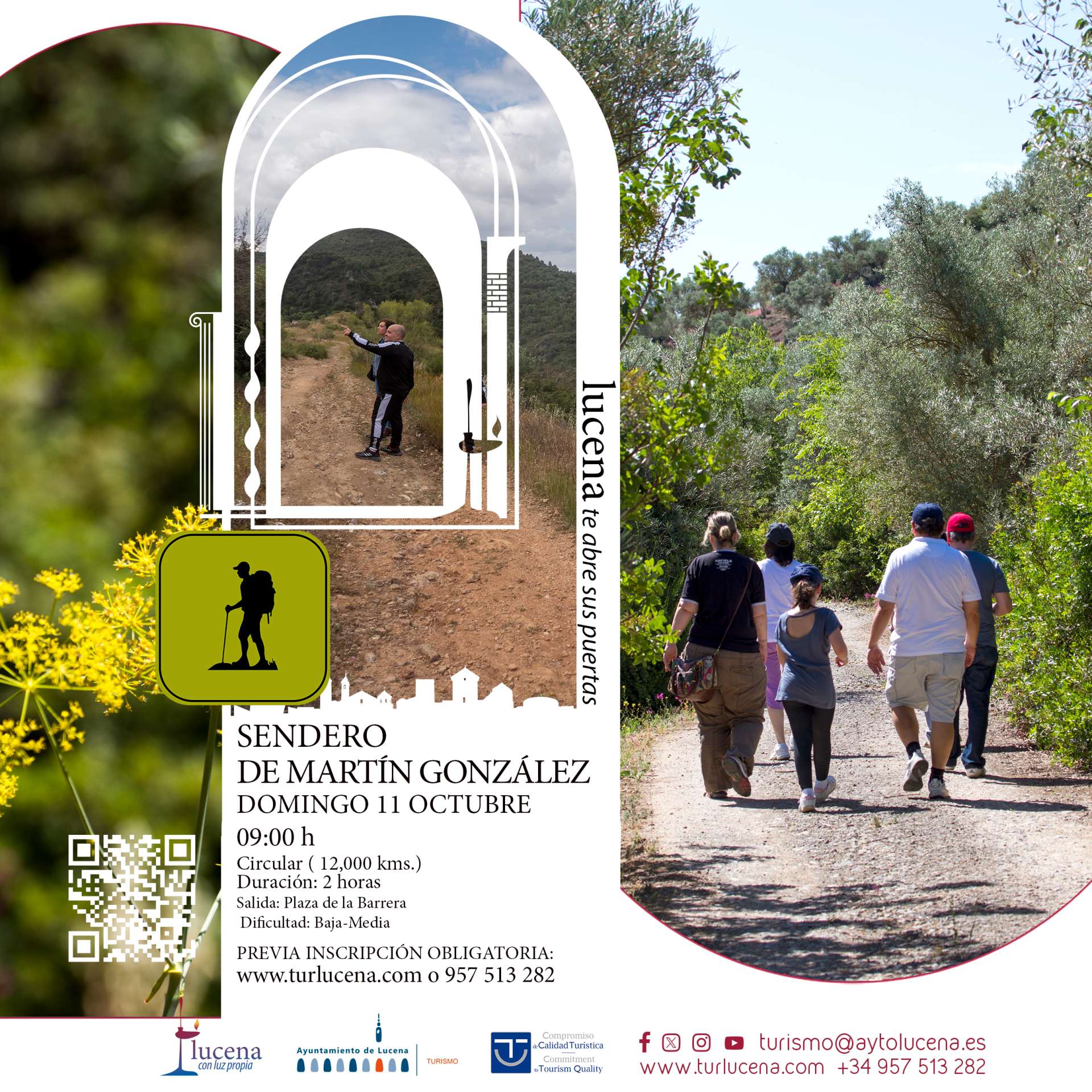 Senderos de Puertas Abiertas: SENDERO DE MARTÍN GONZÁLEZ - Lucena