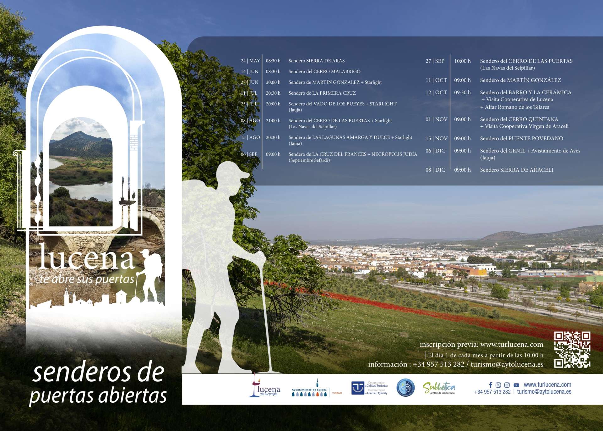 SENDERO DEL CERRO LAS PUERTAS + Sala D´Artea - DÍA MUNDIAL DEL TURISMO - Lucena