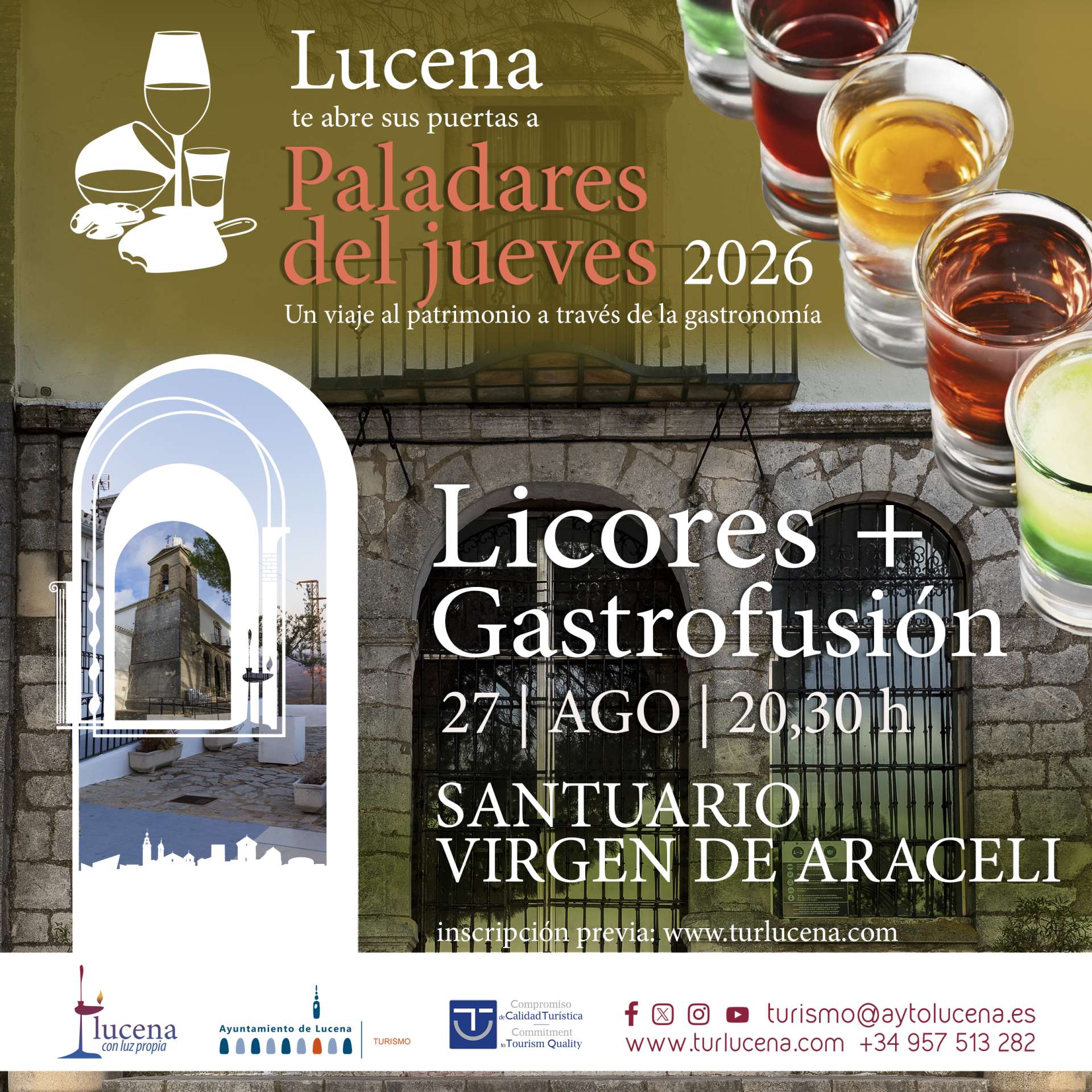 PALADARES DEL JUEVES - SANTUARIO - LICORES - Lucena