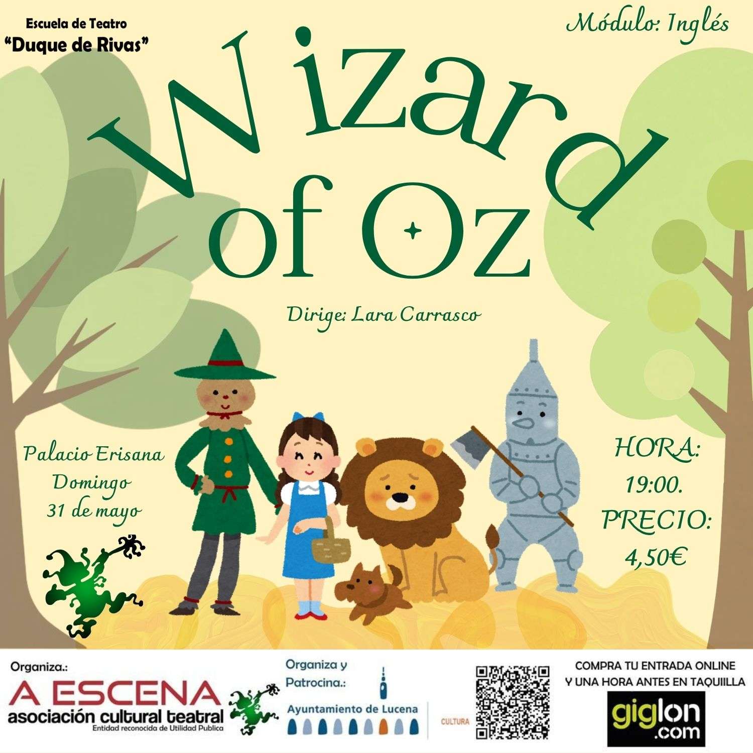 XXX Festival de Teatro Escuela Duque de Rivas: "Wizard of Oz" - Lucena