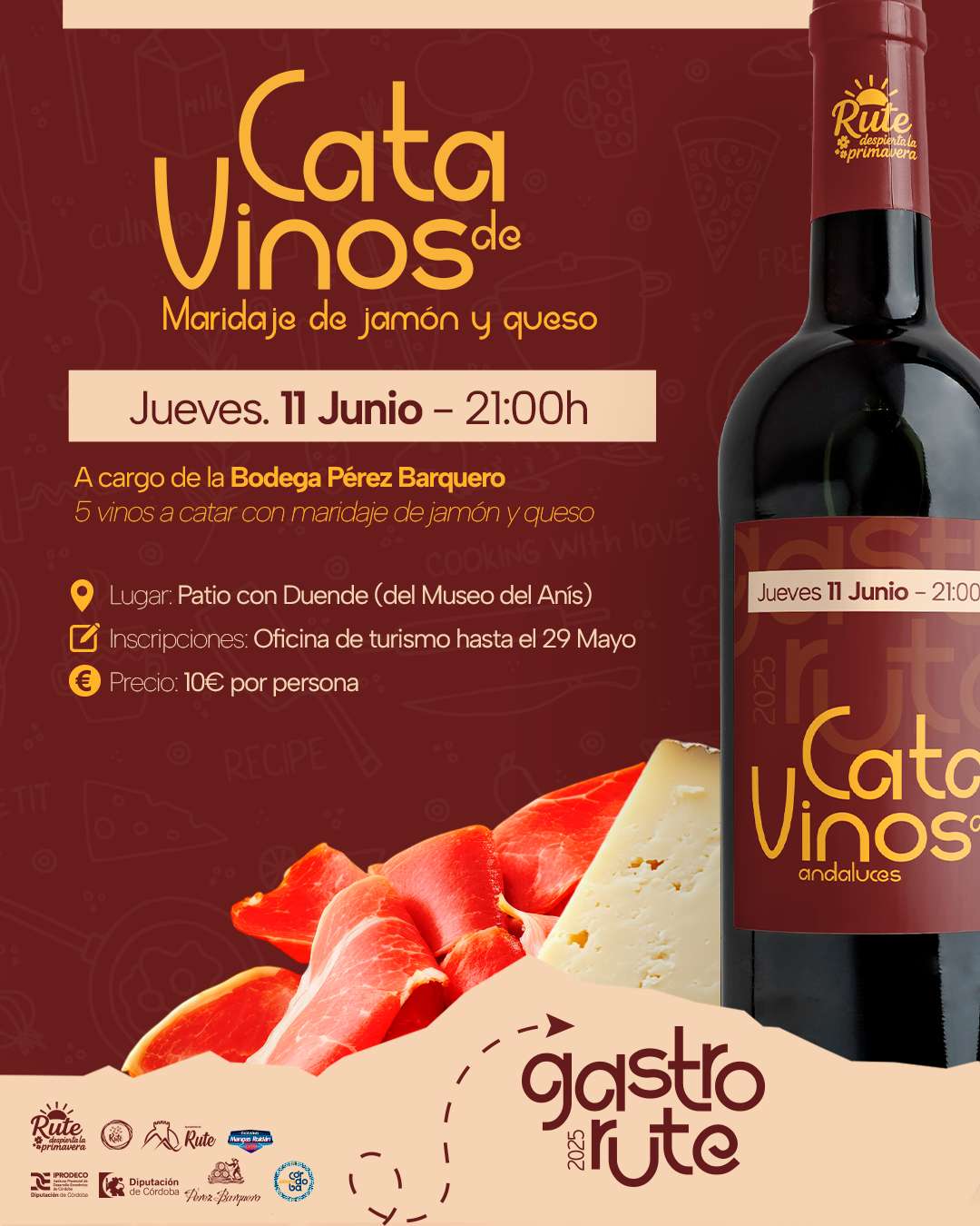 CATA DE VINO GASTRO RUTE 2026 - Rute