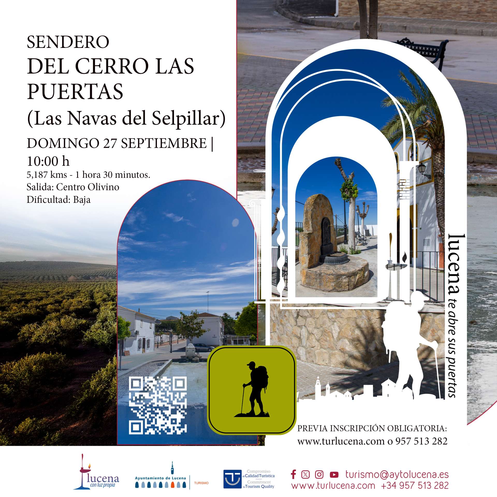 Senderos de Puertas Abiertas: SENDERO DEL CERRO LAS PUERTAS + Sala D´Artea - Lucena