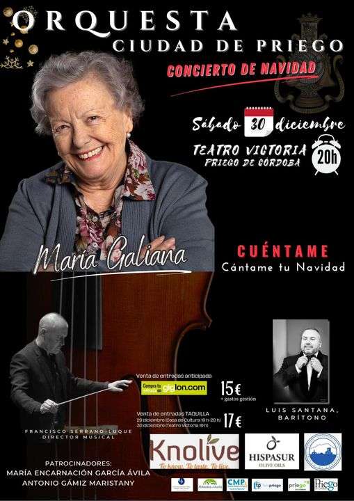 Orquesta Ciudad de Priego con María Galiana