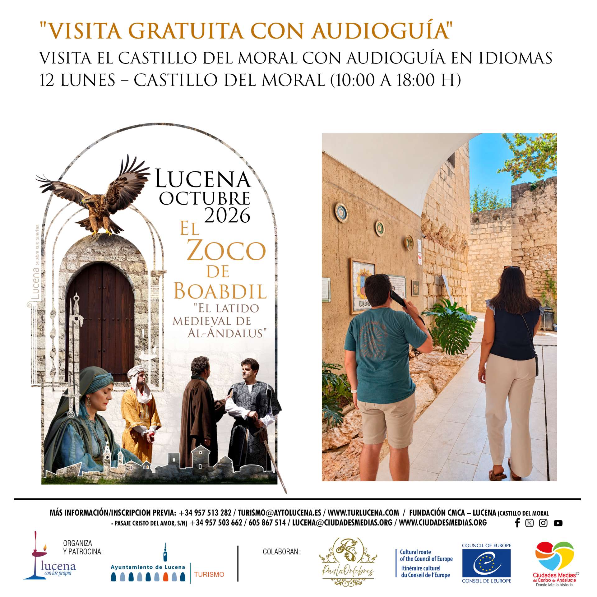 EL ZOCO DE BOABDIL EL LATIDO MEDIEVAL DE AL-ÁNDALUS”- VISITA GRATUITA CON AUDIOGUÍA - Lucena
