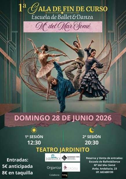 1º Gala de Fin de curso escuela de ballet & danza Mª del Mar Somé - Cabra