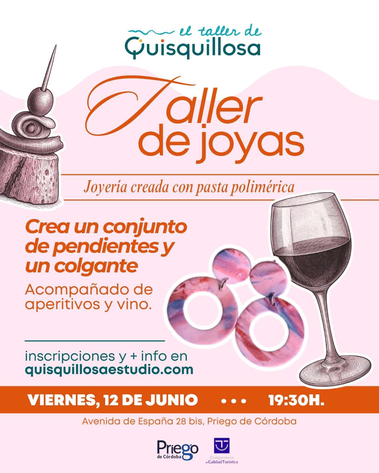 Taller de Joyas: Joyería creada con pasta polimérica - Priego de Córdoba