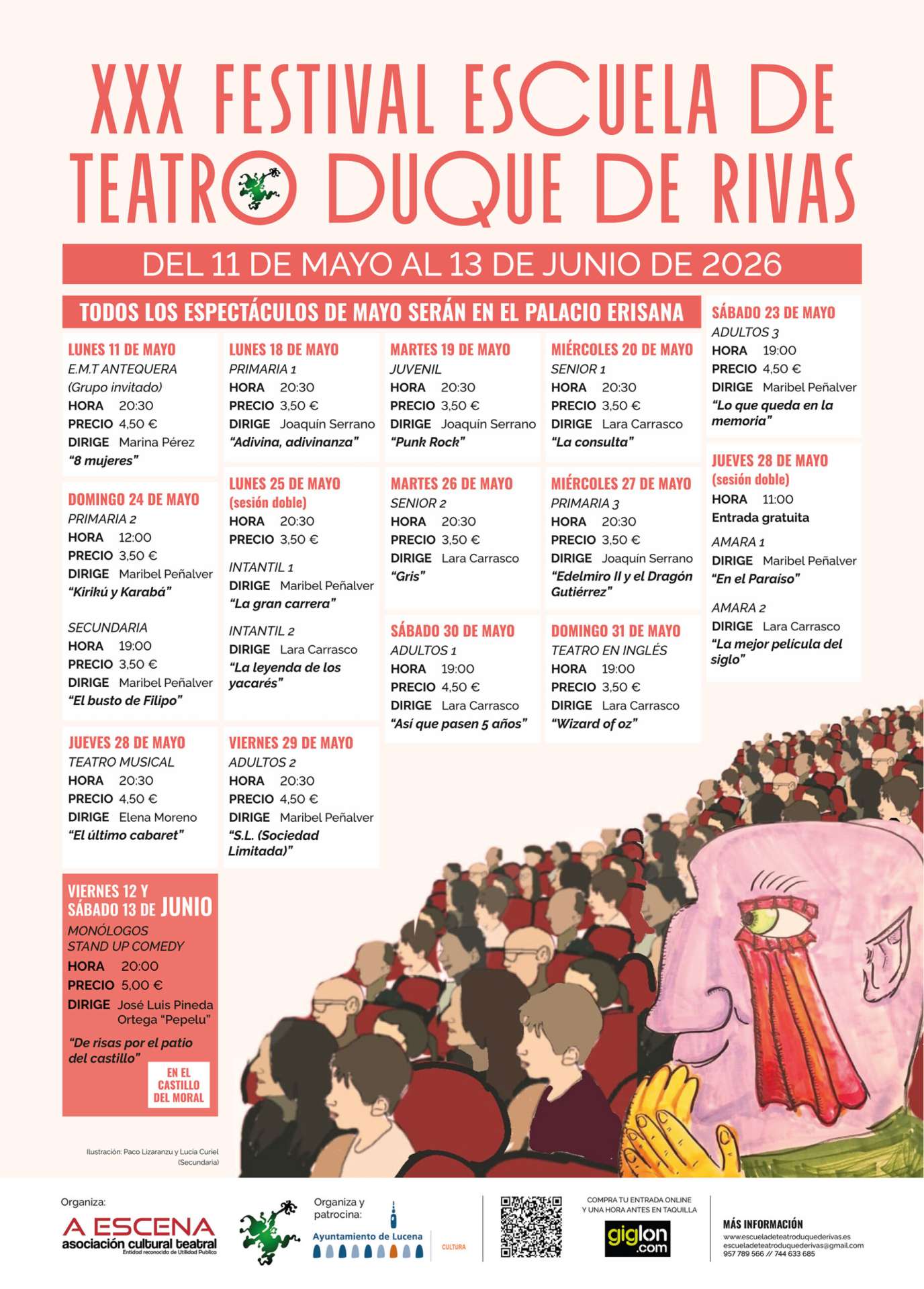 Copia de XXX Festival de Teatro Escuela Duque de Rivas: "LA GRAN CARRERA - LA LEYENDA DE LOS YACARÉS" - Lucena