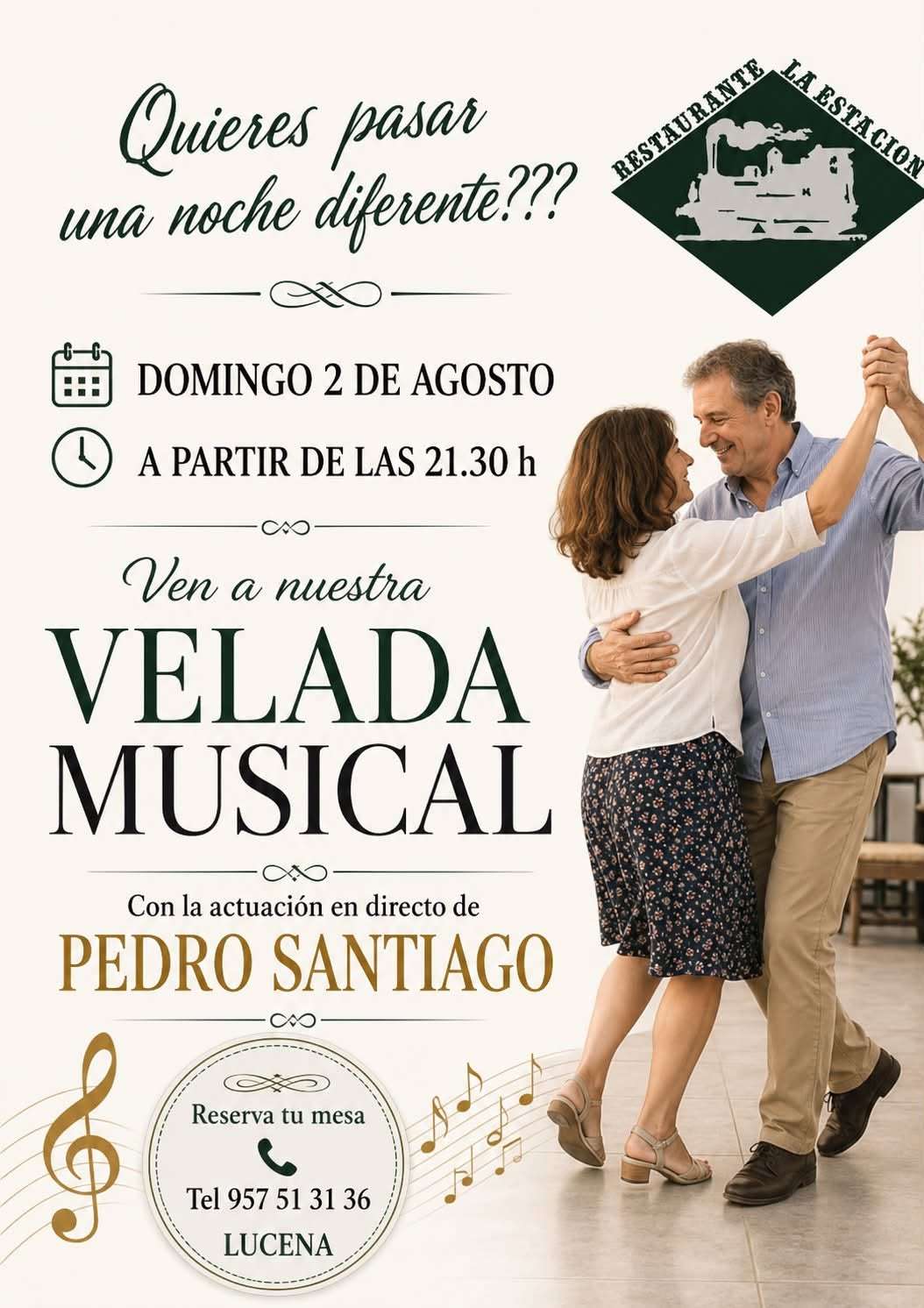 Velada Musical Restaurante La Estación - Lucena