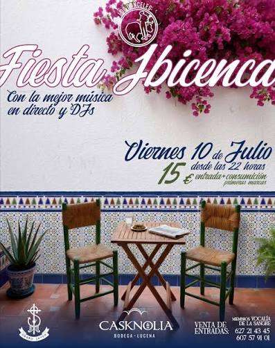 Fiesta Ibicenca en bodegas Kasnolia - Lucena