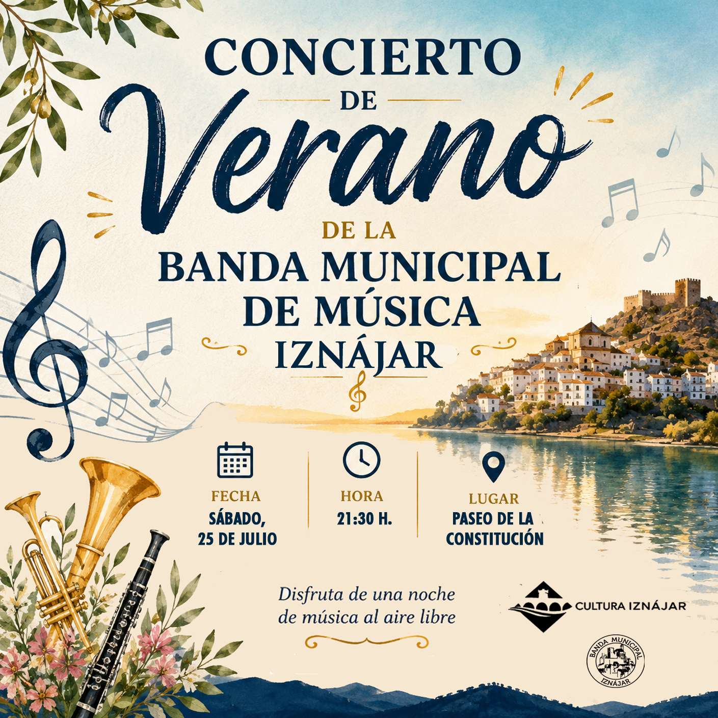 Concierto de Verano de la Banda Municipal de Música - Iznájar