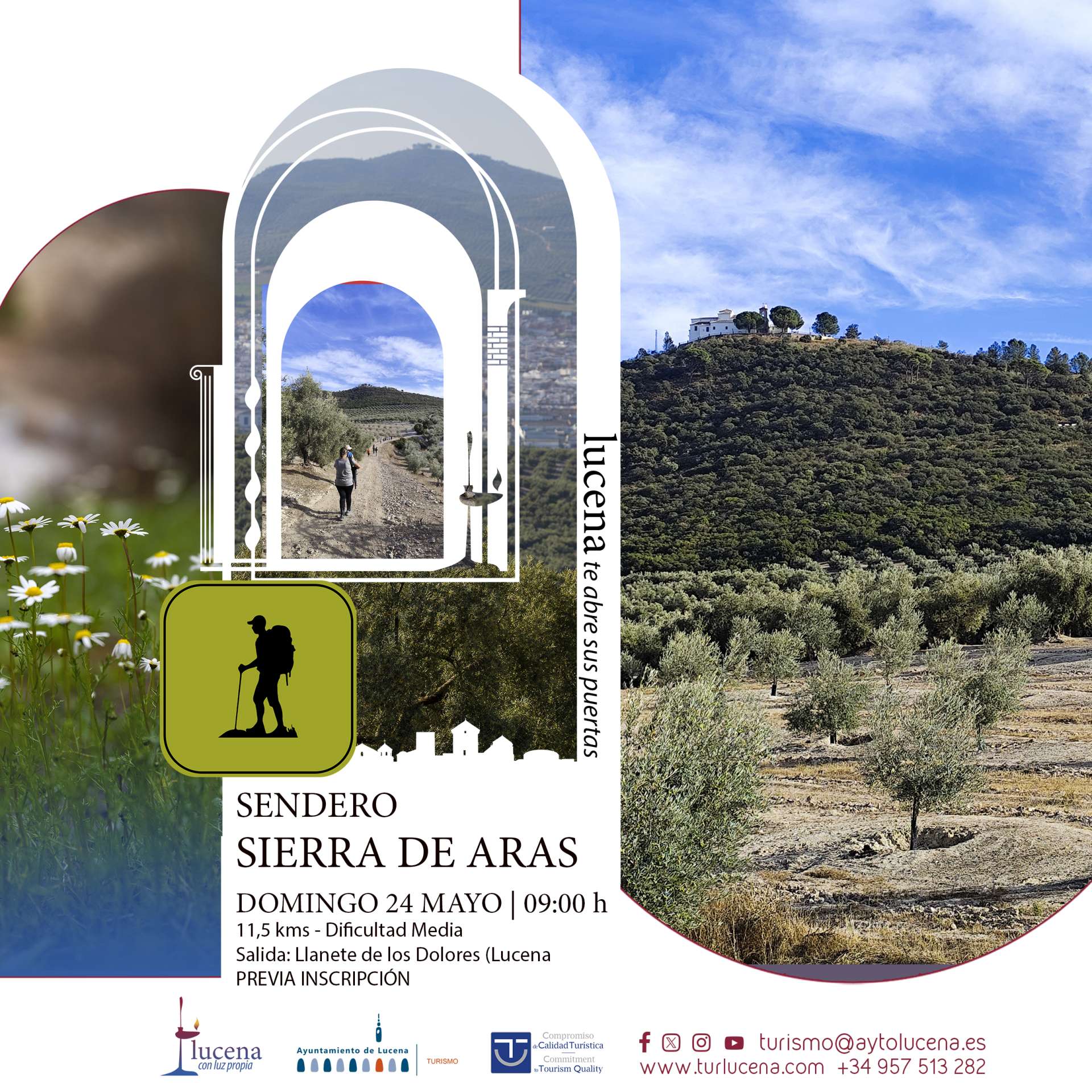 Senderos de Puertas Abiertas: Sendero Sierra de Aras - Lucena