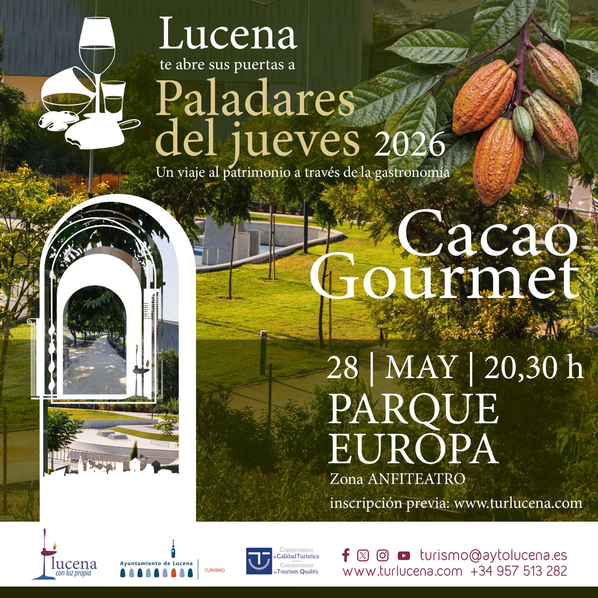 PALADARES DEL JUEVES - PARQUE EUROPA - CACAO GOURMET - Lucena