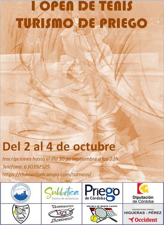 I Open de Tenis Turismo de Priego - Priego de Córdoba