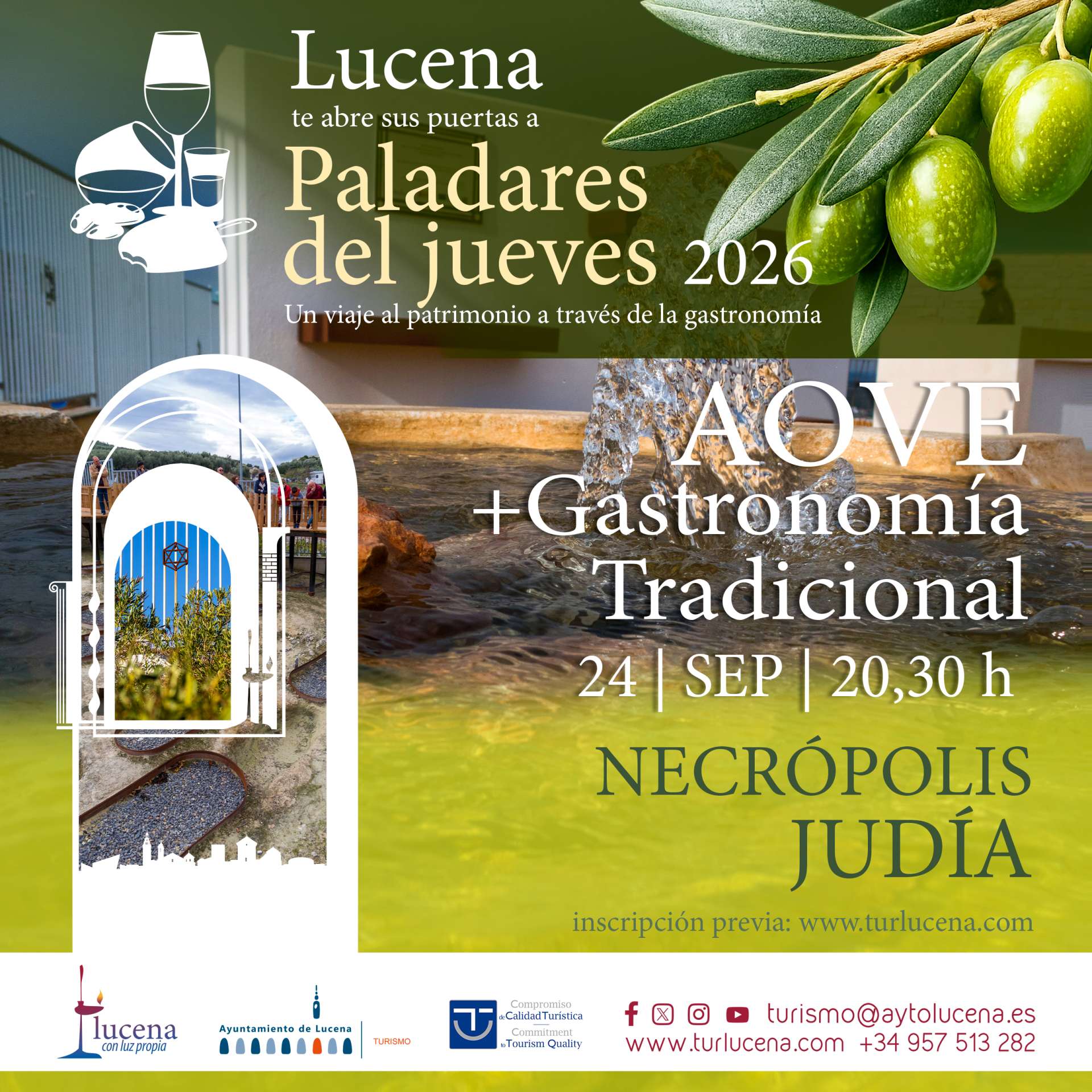 SEPTIEMBRE SEFARD; PALADARES DEL JUEVES - NECRÓPOLIS + AOVEs y GASTRONOMÍA TRADICIONAL - Lucena