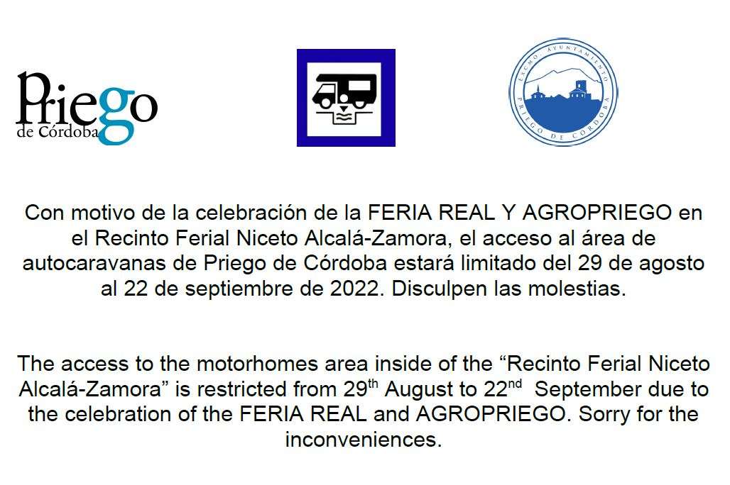 Área de auto-caravanas Priego de Córdoba - Priego de Córdoba