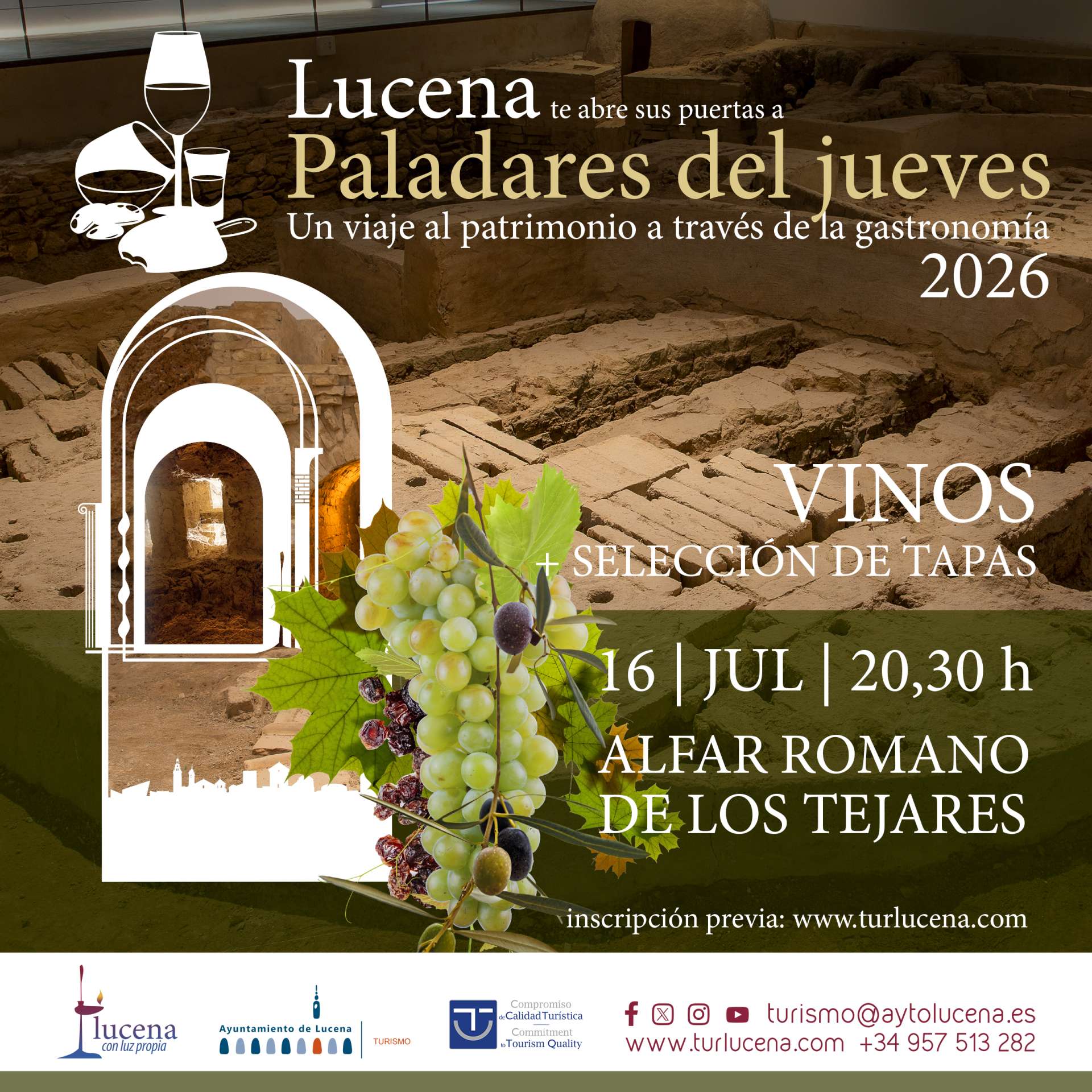 PALADARES DEL JUEVES -ALFAR ROMANO DE LOS TEJARES - VINOS DE LUCENA - Lucena