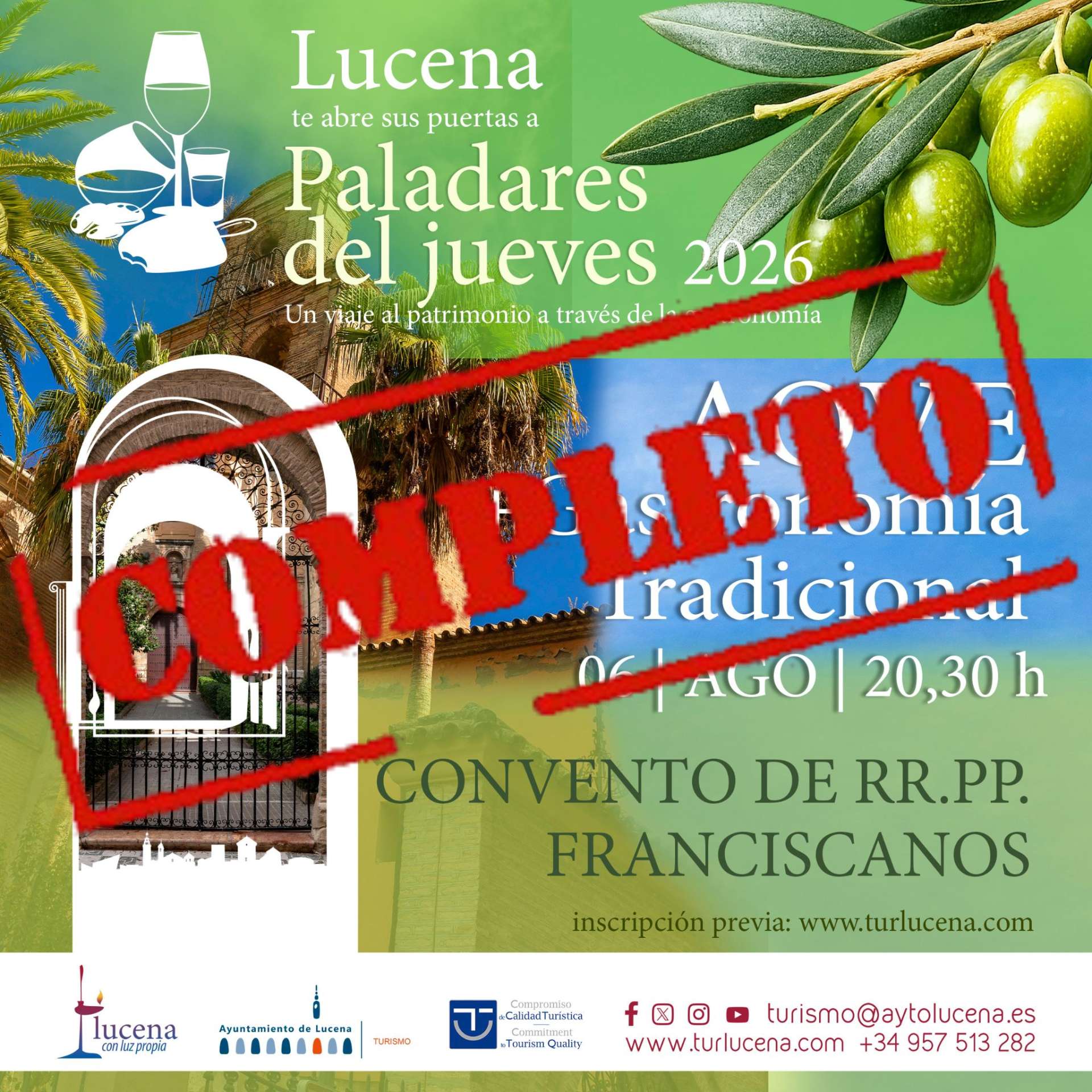 PALADARES DEL JUEVES - IGLESIA Y CLAUSTRO MADRE DE DIOS + VINOS y GASTRONOMÍA TRADICIONAL - Lucena