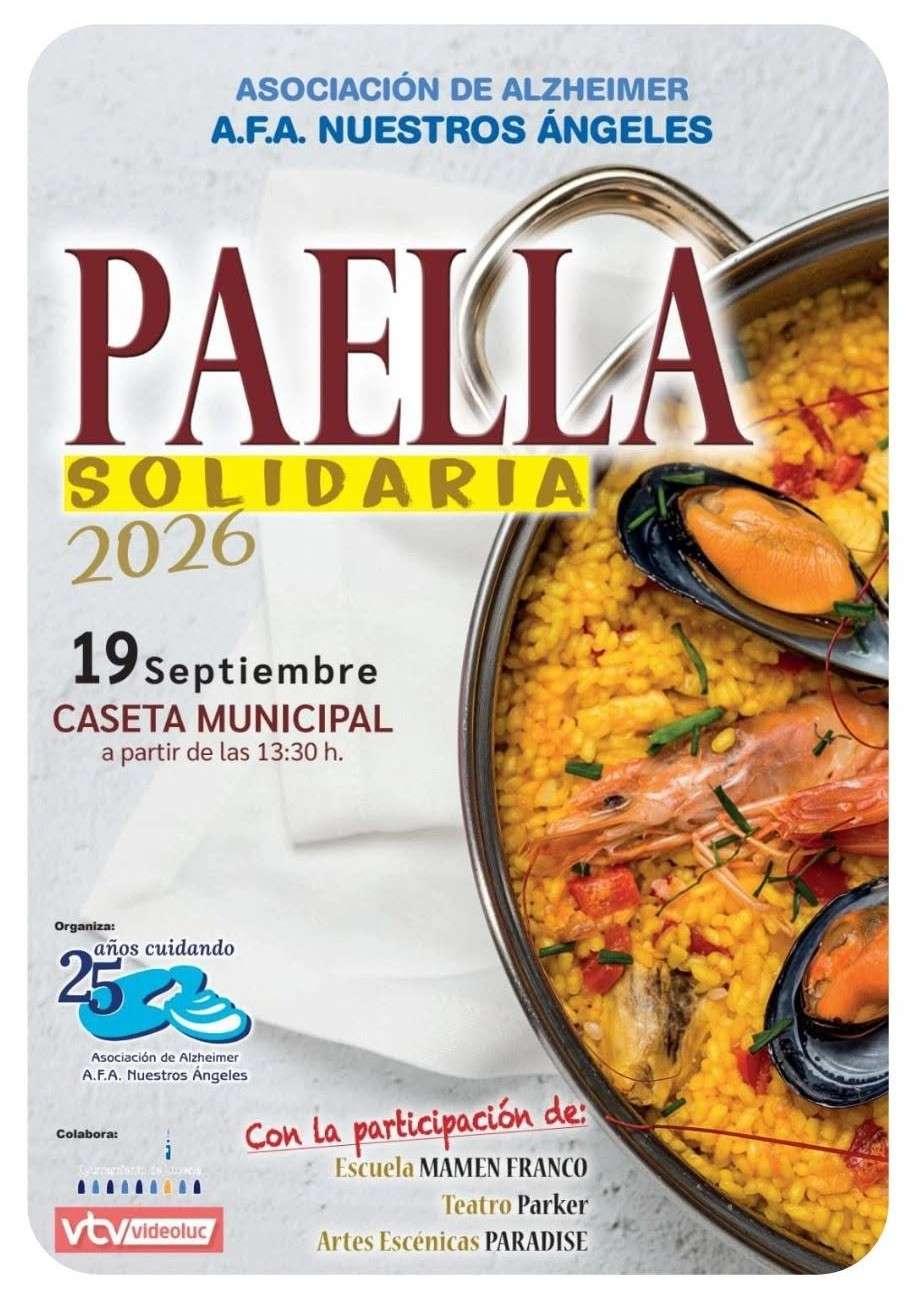 Paella Solidaria 2026 A.F.A. Nuestros Ángeles - Lucena