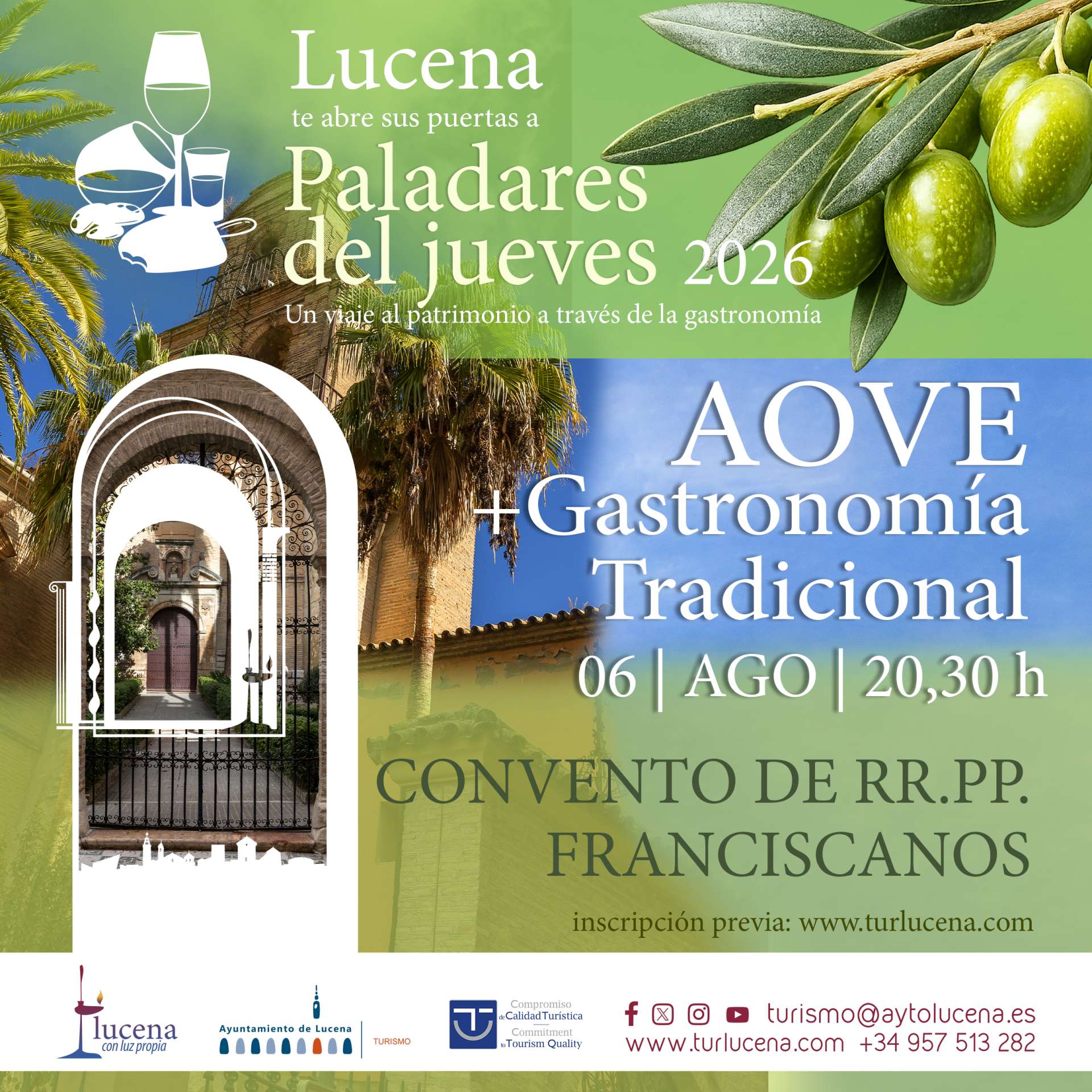 PALADARES DEL JUEVES - IGLESIA Y CLAUSTRO MADRE DE DIOS + VINOS y GASTRONOMÍA TRADICIONAL - Lucena