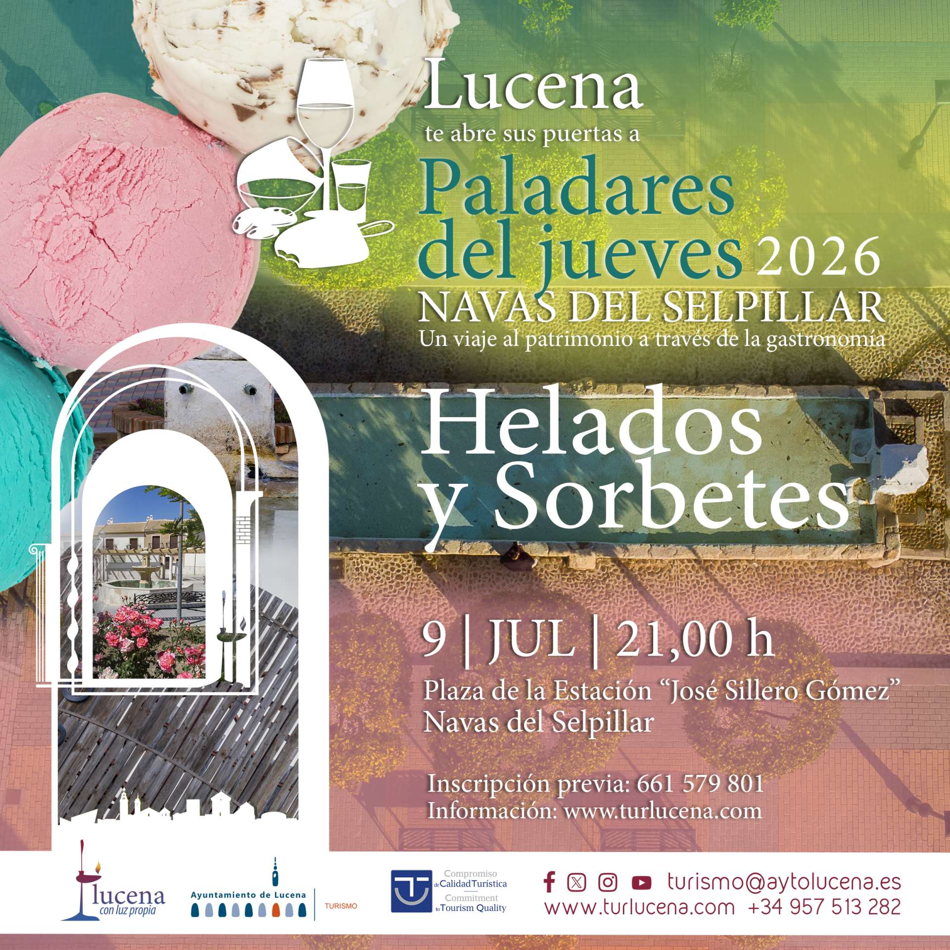 PALADARES DEL JUEVES - LAS NAVAS DEL SELPILLAR - HELADOS Y SORBETES - Lucena