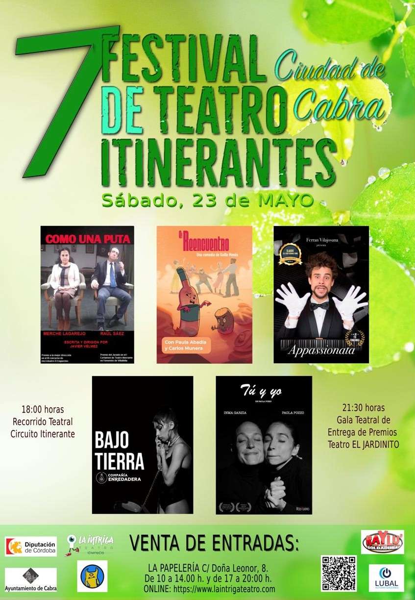 7º FESTIVAL DE TEATRO ITINERANTES ´´ CIUDAD DE CABRA´´ - Cabra