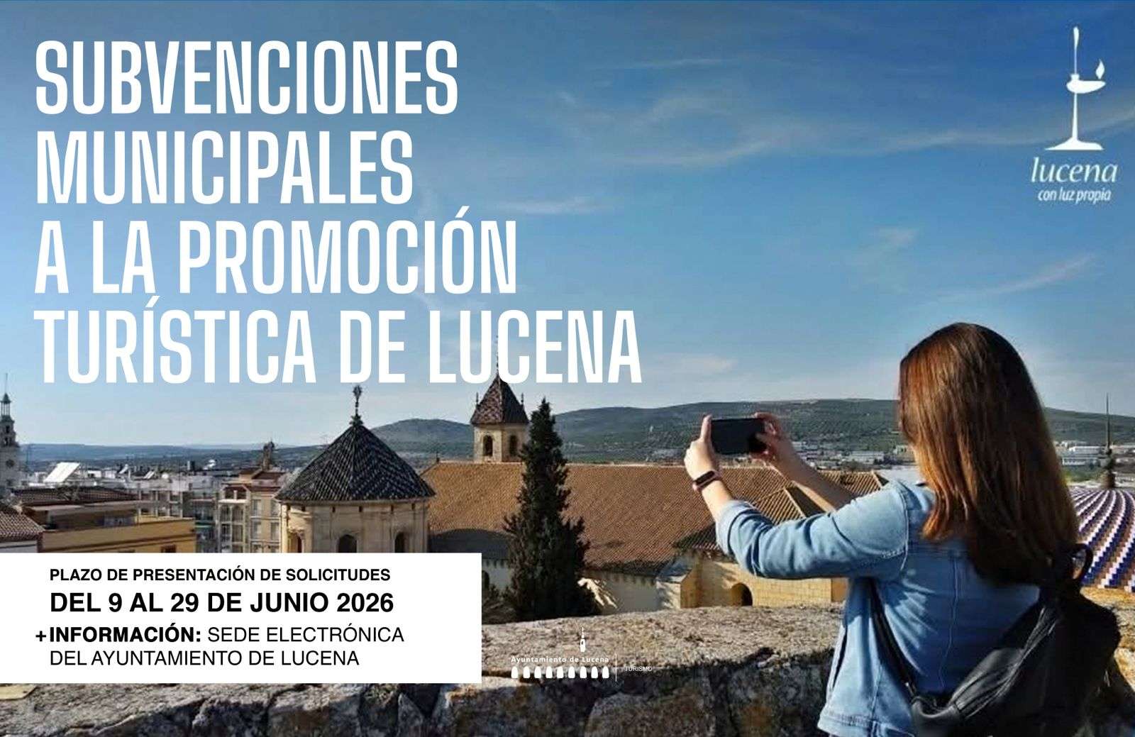 SUBVENCIONES MUNICIPALES PARA LA PROMOCIÓN TURÍSTICA DE LUCENA - CONVOCATORIA 2026 - Lucena