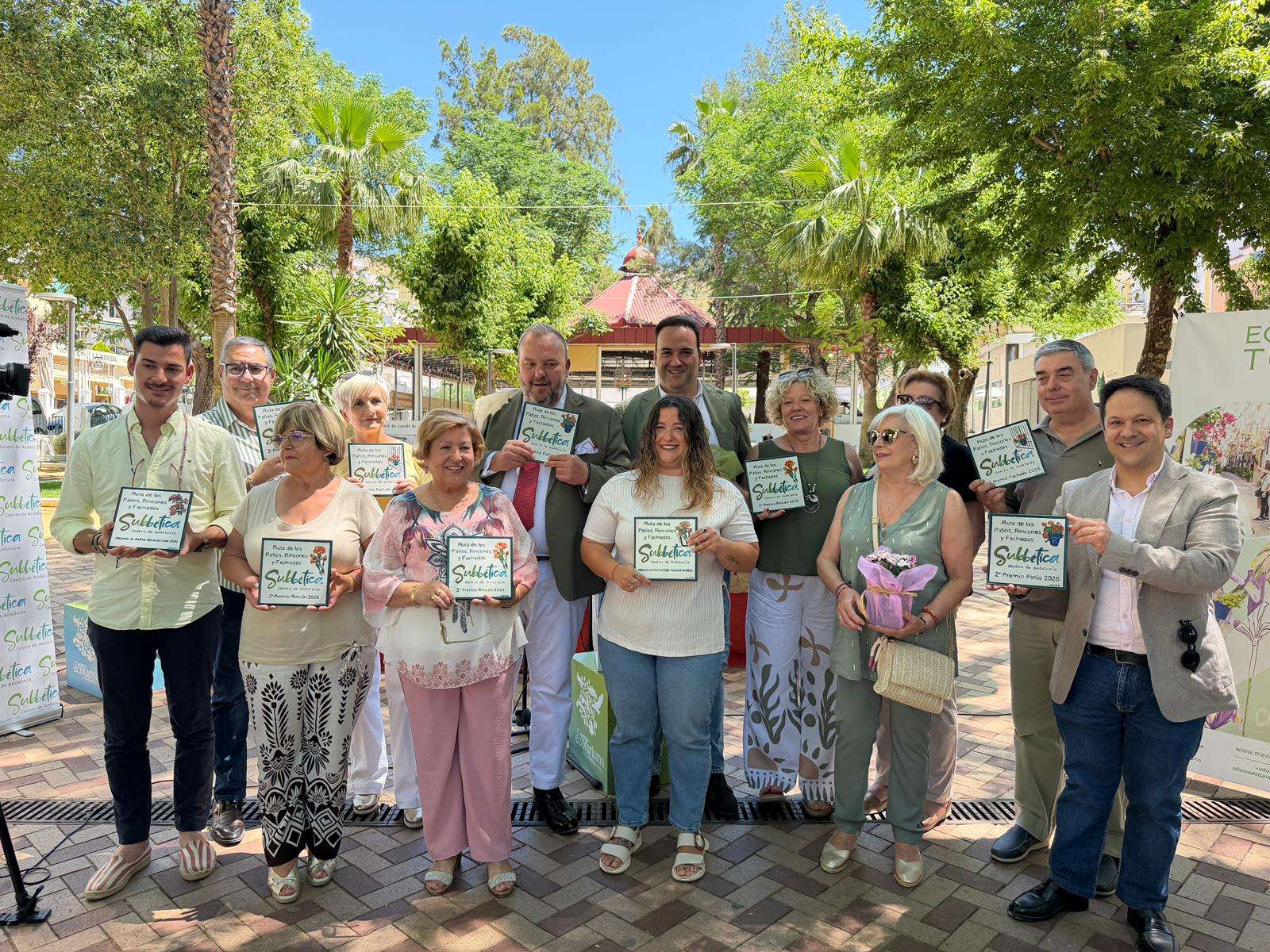 LA SUBBÉTICA CELEBRA EL ÉXITO DE SU XIII CONCURSO DE PATIOS, RINCONES Y FACHADAS CON LA ENTREGA DE PREMIOS EN DOÑA MENCÍ