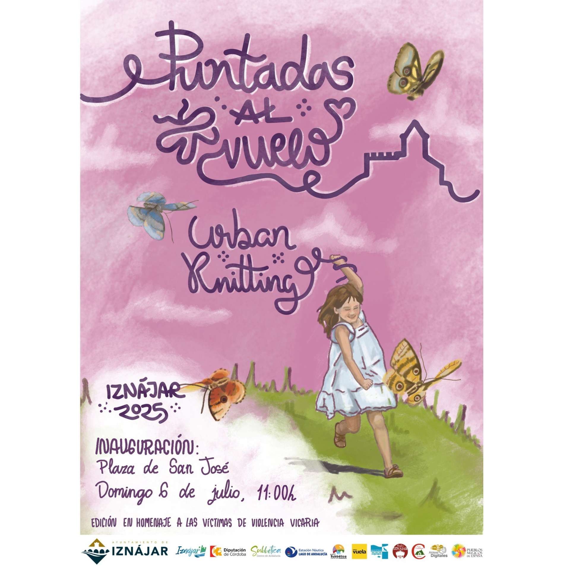  Presentación del cartel de la nueva edición del proyecto Urban Knitting 2025 - “Puntadas al vuelo”