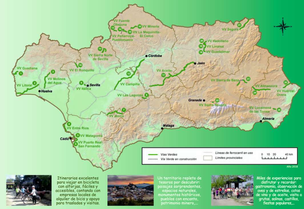 Groene Routes van Andalusië