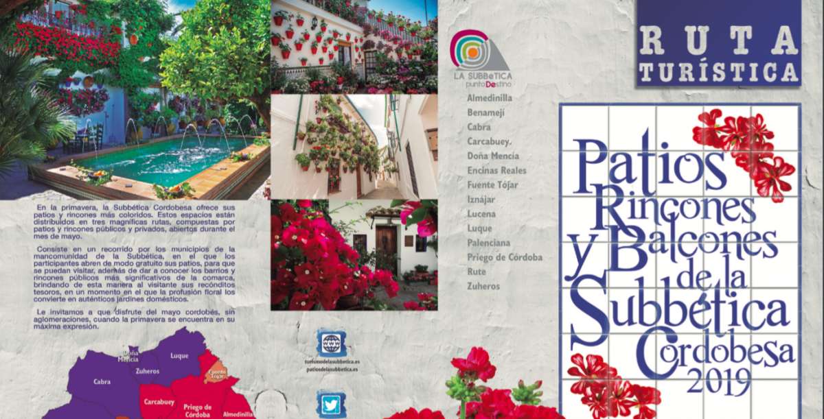 Broschüre für die Patio-Route 2019