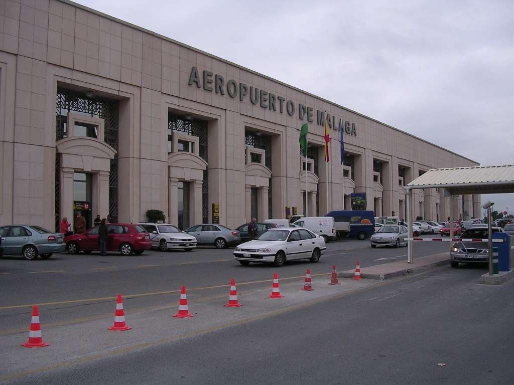 Flughafen Malaga.